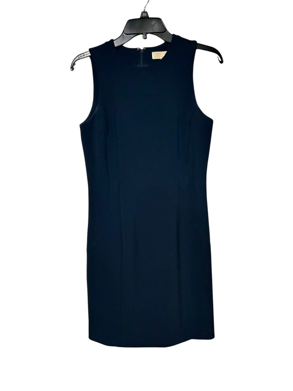 Michael Kors Black Sleeveless Sheath Mini Dress